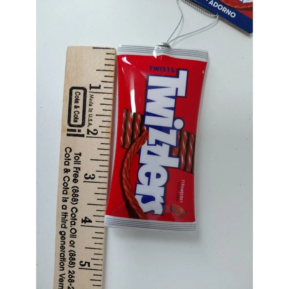 2025‎ Twizzlers Red Licorice Candy Hanging Christmas Tree Ornament Holiday Decor